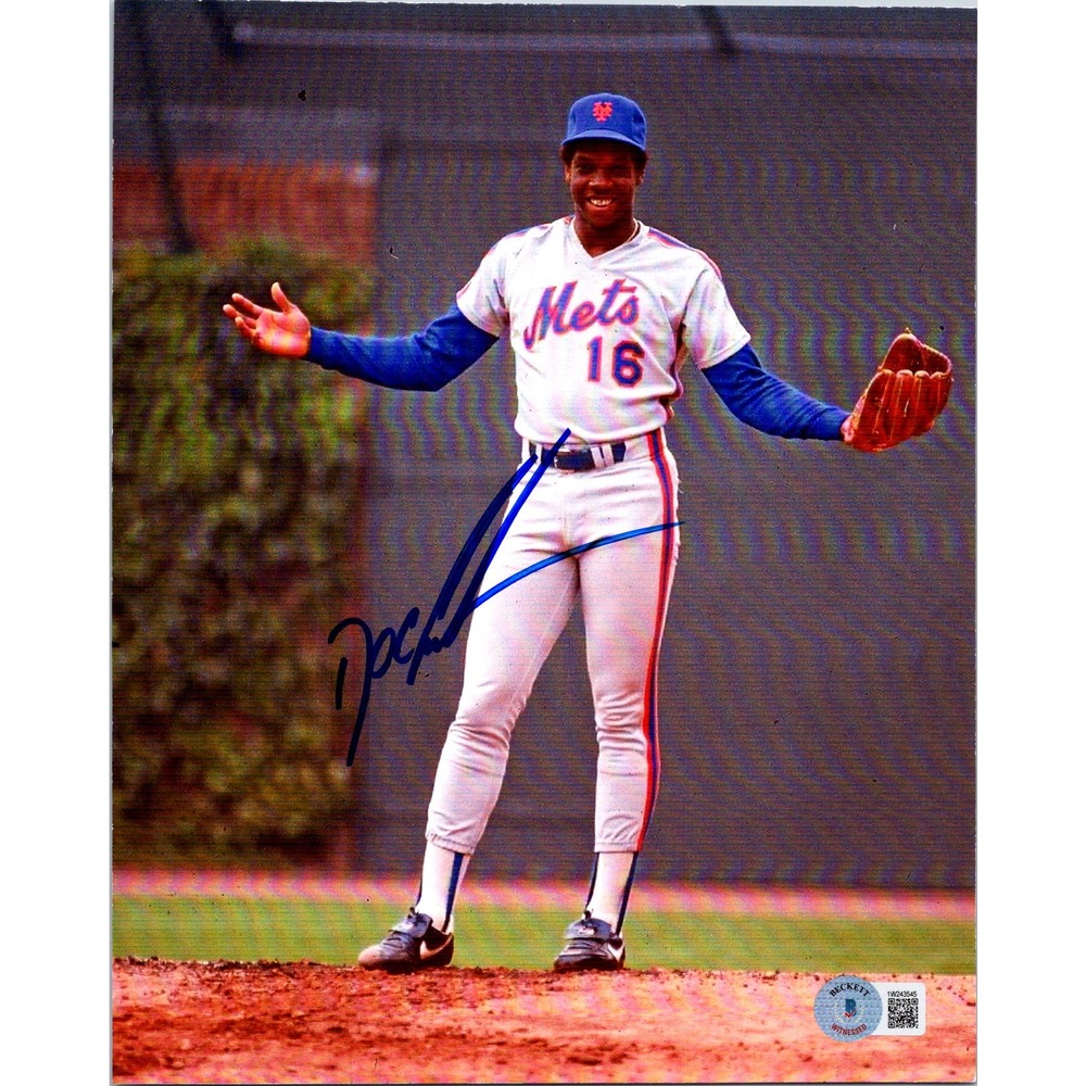 Doc Gooden Hand Signed 8x10 Photo Picture New York Mets BECKETT Autographed MLB